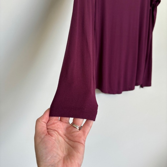 Victoria's Secret PINK Size Small Long Sleeve Top Oversized Strappy Back Yoga - Picture 5 of 8